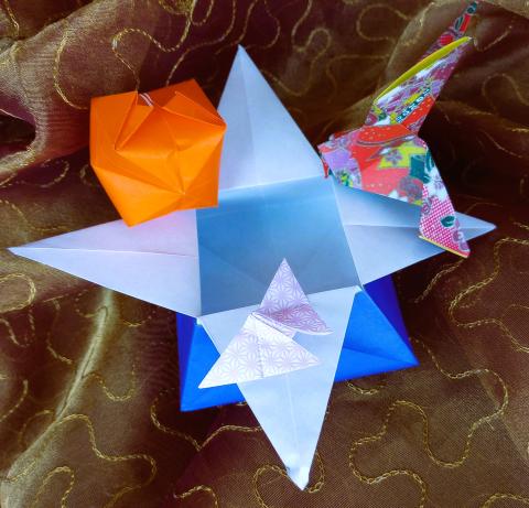 Examples of origami art