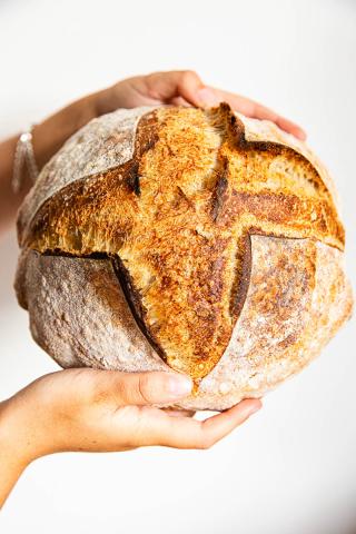 Loaf of sourdough bread