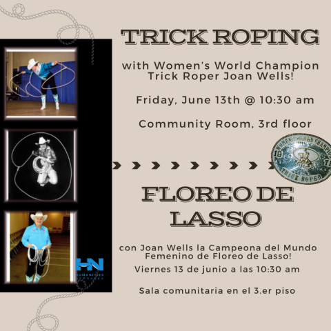 Trick Roping 10:30am to 12pm